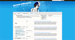 Desktop Screenshot of animefreakz.net