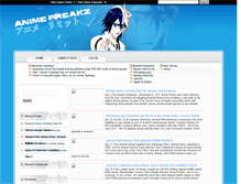 Tablet Screenshot of animefreakz.net